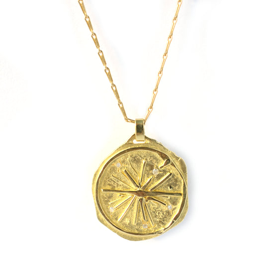 In Flux diamond amulet