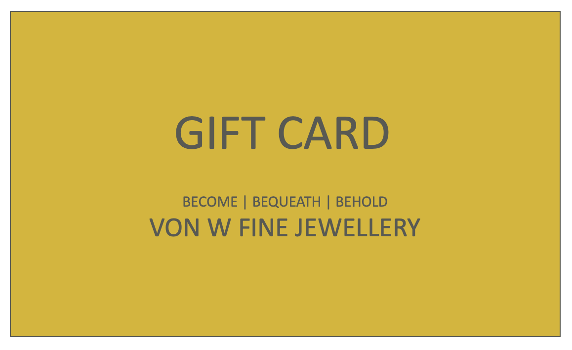 VON W FINE JEWELLERY GIFT CARD