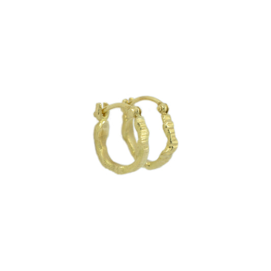 Hug my Soul molten gold hoops