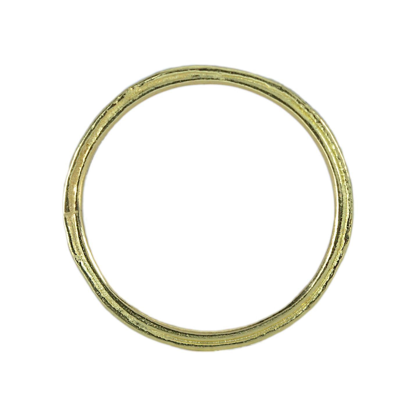 Slim double gold band